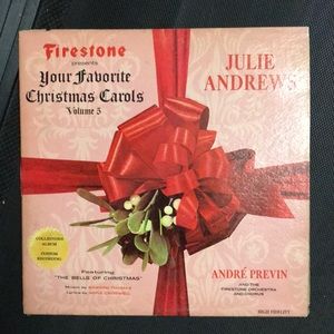 Julie Andrews your favorite Christmas carols vinyl record